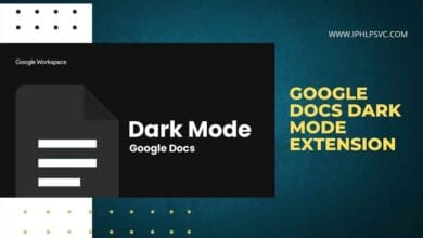 google docs dark mode extension