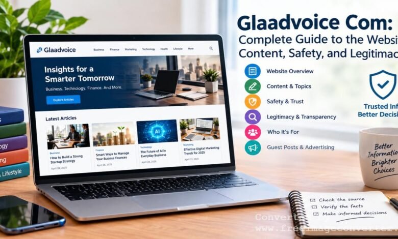 Glaadvoice Com: Complete Guide to the Website, Content, Safety, and Legitimacy