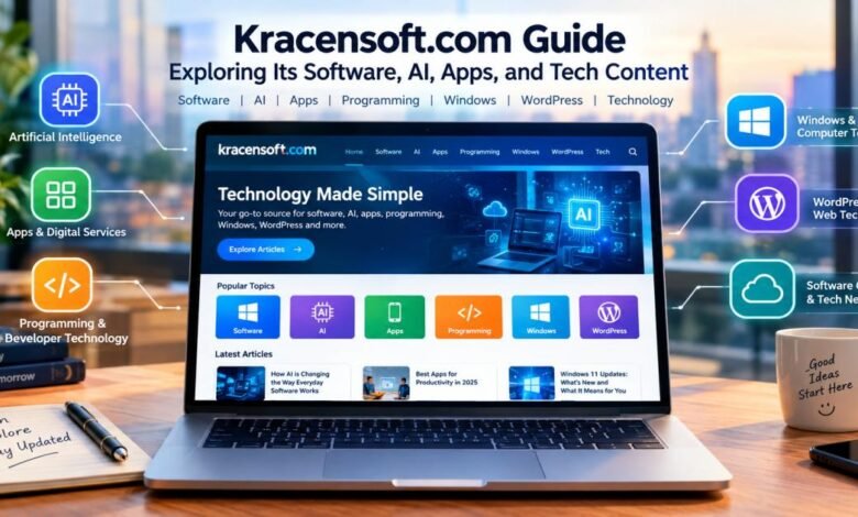 Kracensoft.com Guide: Exploring Its Software, AI, Apps, and Tech Content