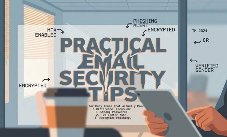 Practical Email Security Tips for Busy Teams That Actually Make a Difference