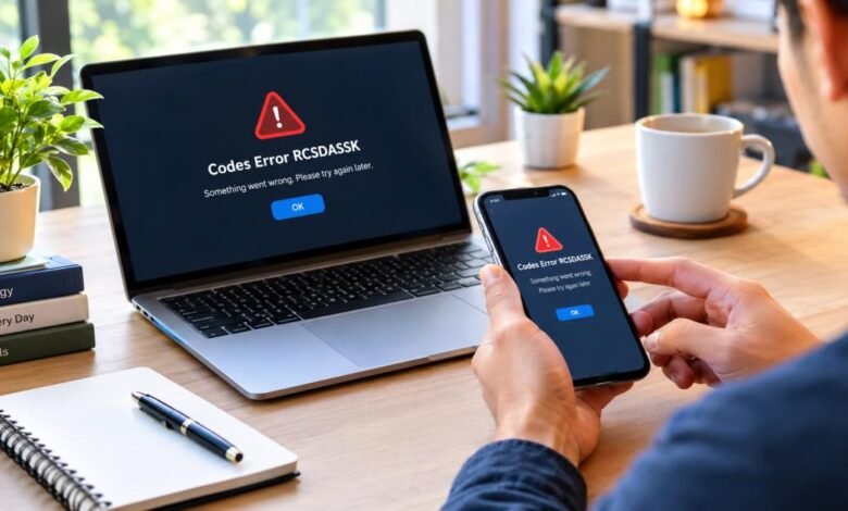 Codes Error RCSDASSK: Meaning, Causes, and How to Fix It
